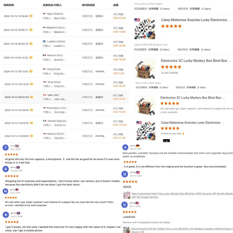 Caja Misteriosa de la Suerte  Productos Aleatorios,