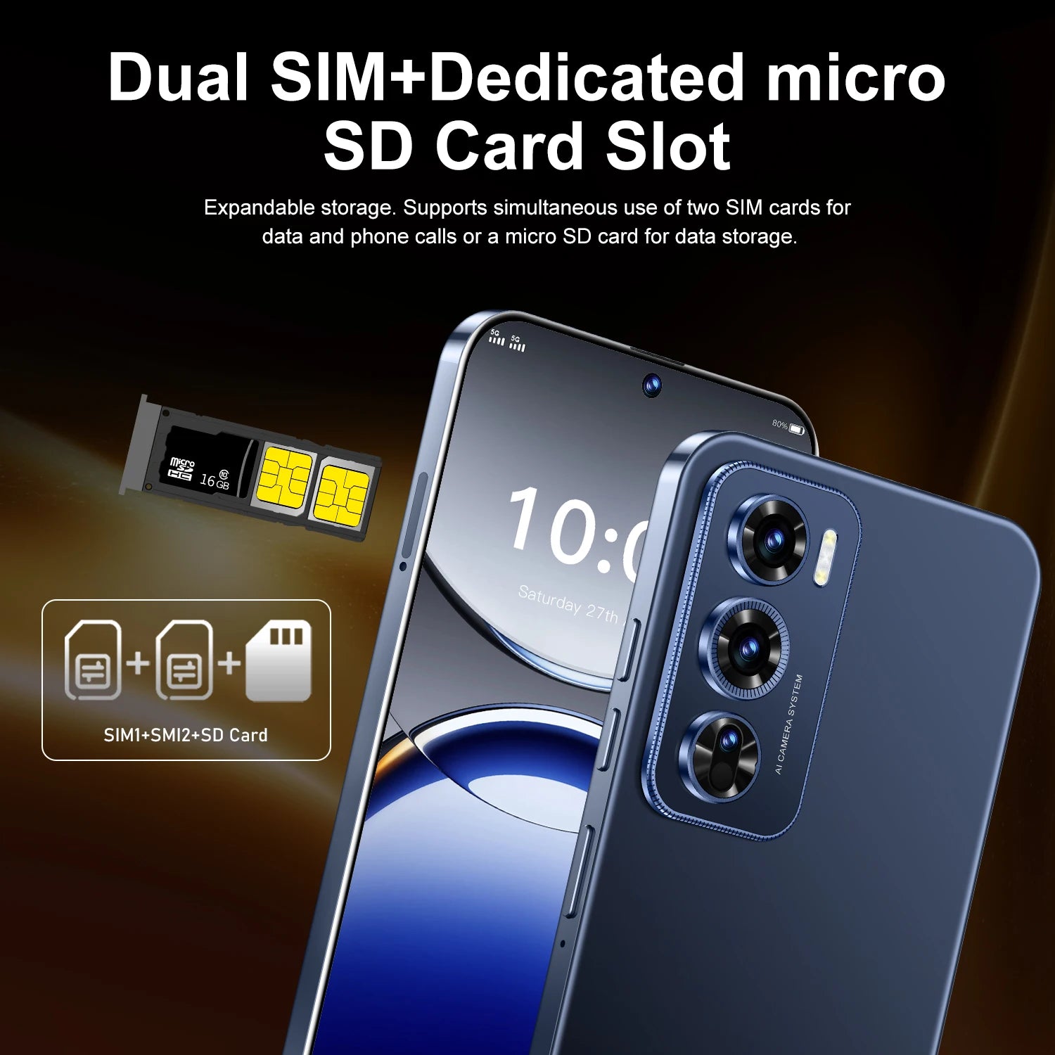 Teléfono móvil de 512GB 5G