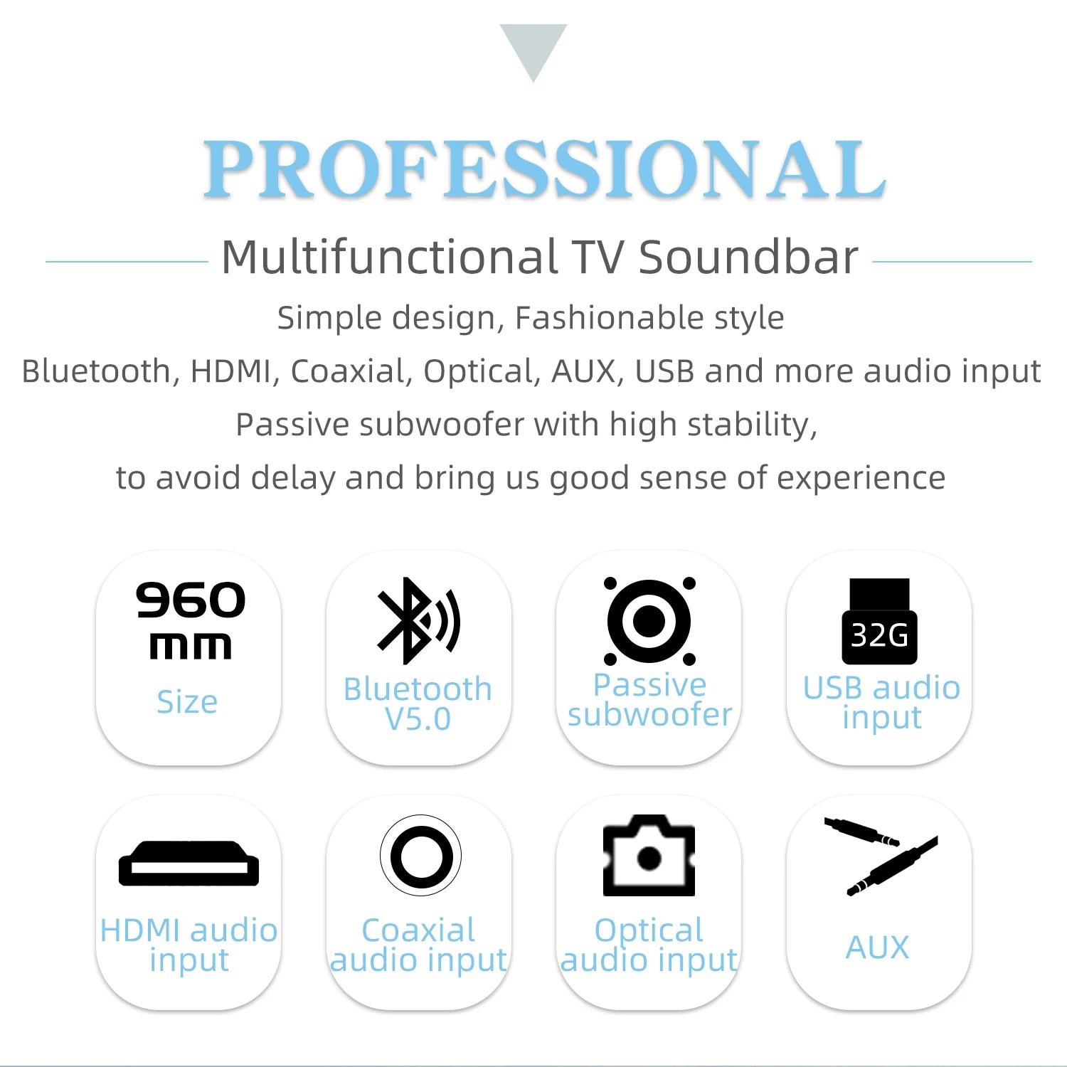 Barra de sonido de TV LCD