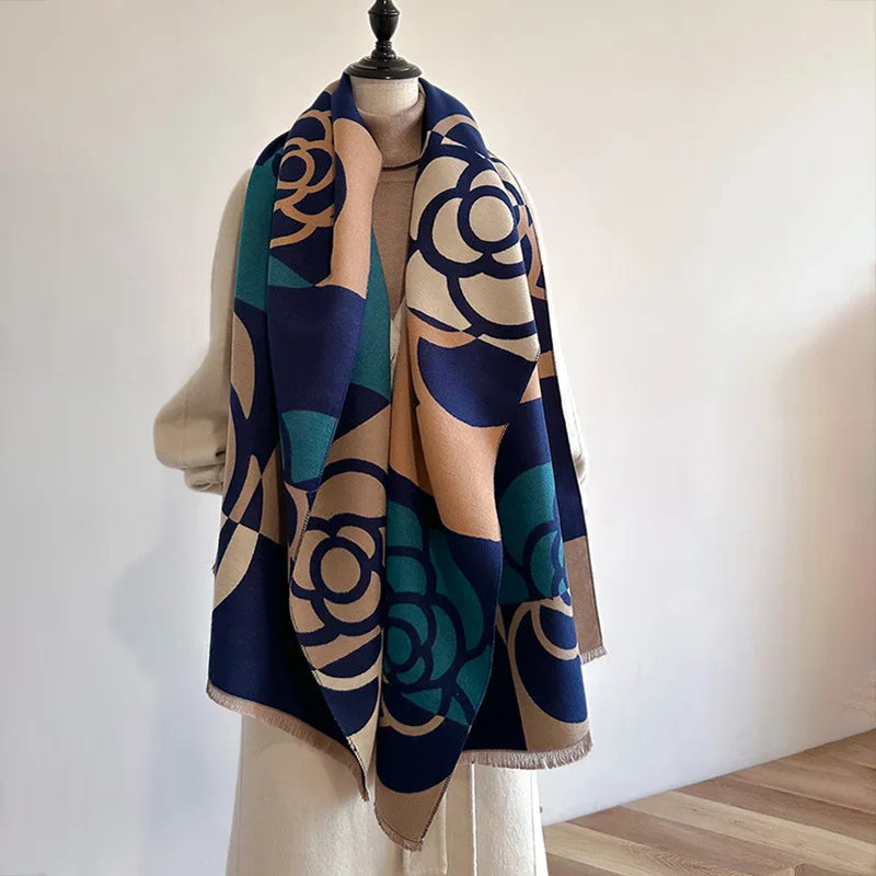 Bufanda/Chal cálida de invierno para mujer