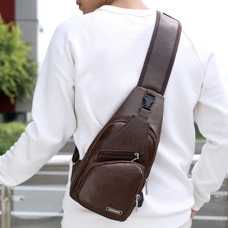 Bolso de Hombro de Piel