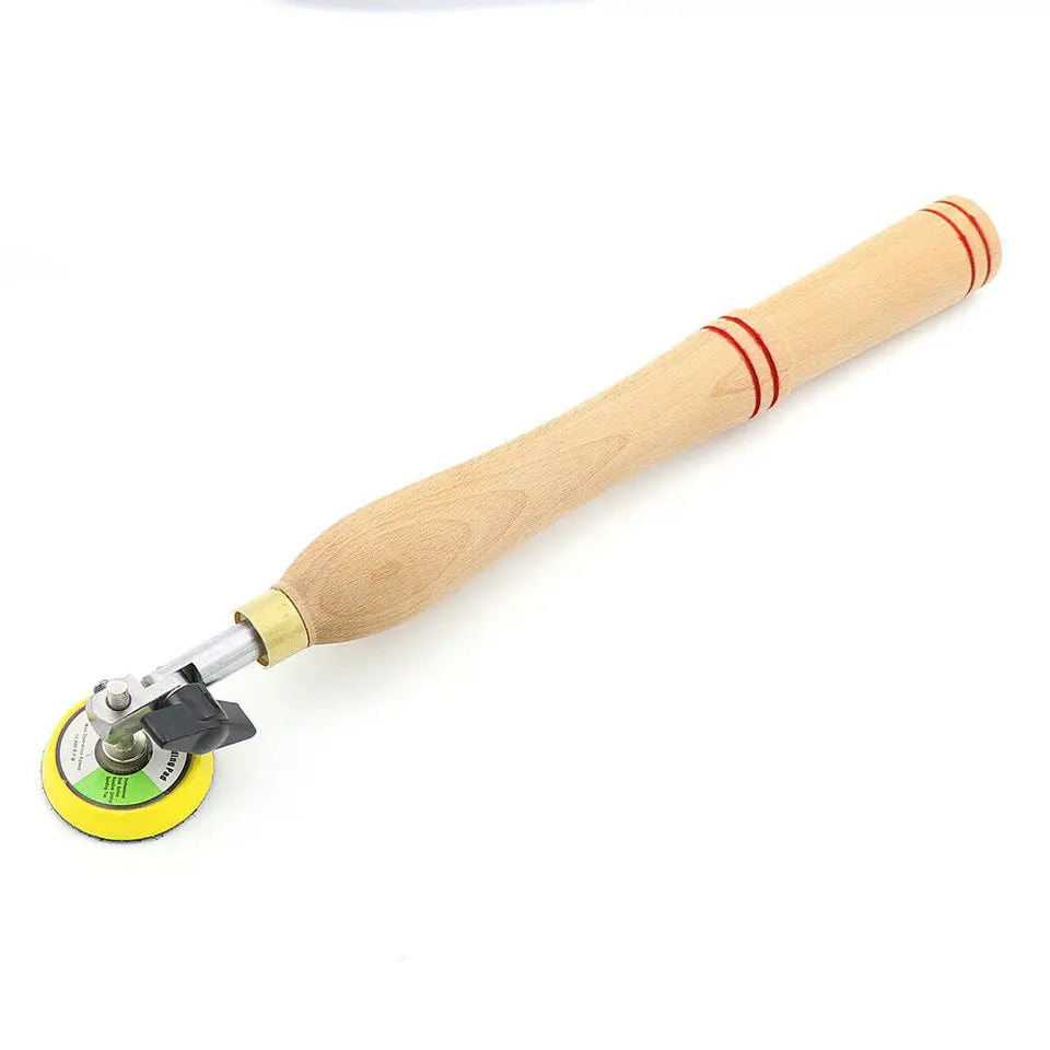 Lijadora de cuenco de madera con disco de lijado