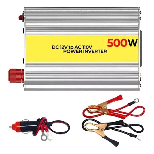 Inversor de Voltaje con Cargador UPS Volta 12vdc/110vac 500w