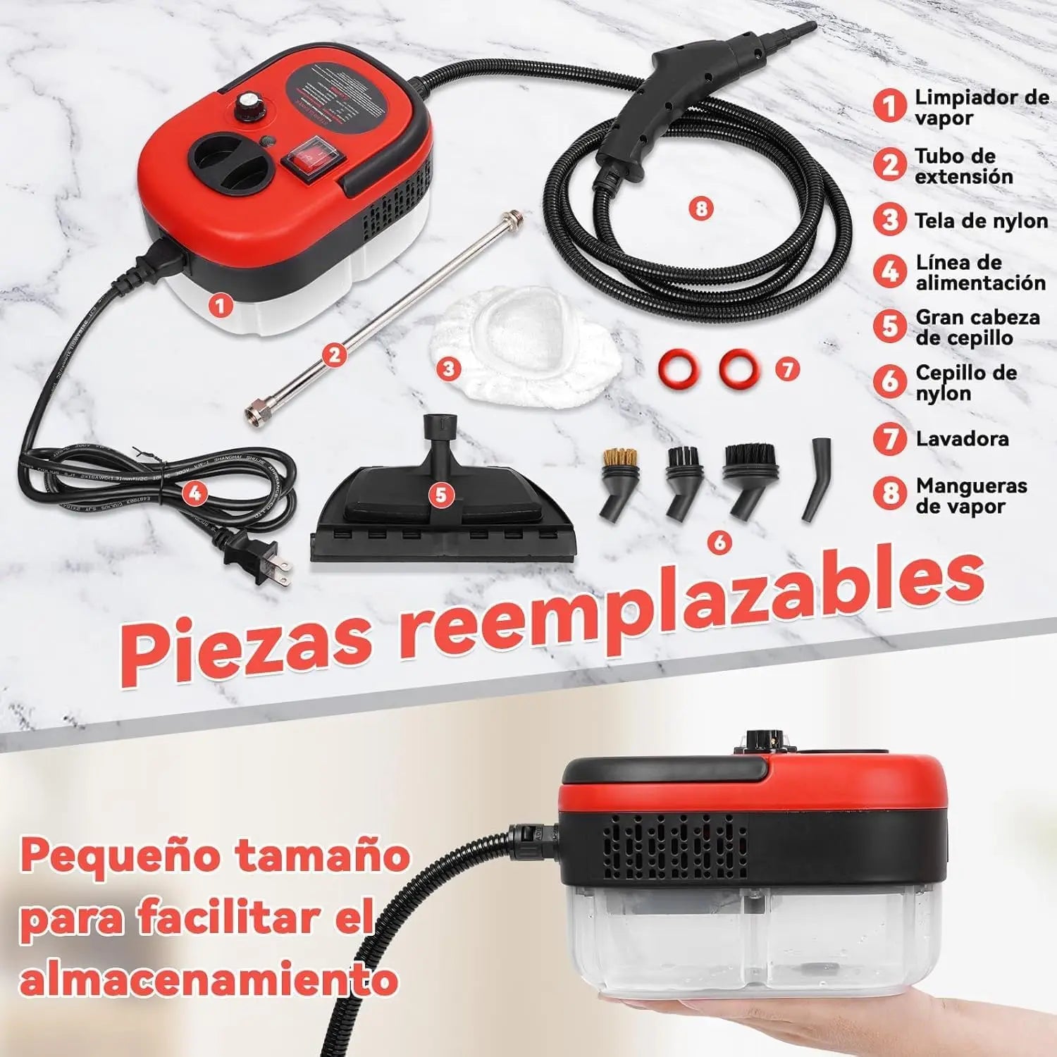 Limpiador a Vapor Portátil