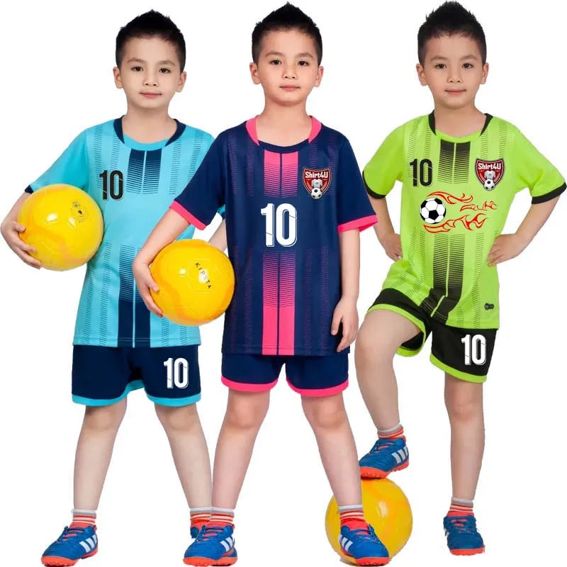 Chándal de camiseta de fútbol para niños