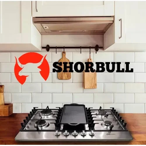 Plancha de Cocina Shorbull de Acero Inoxidable con 5 Quemadores Incluida