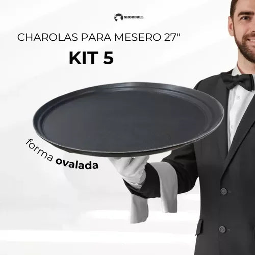 Bandeja ovalada imperial Kit de fibra de vidrio Shorbull de 27 pulgadas 5