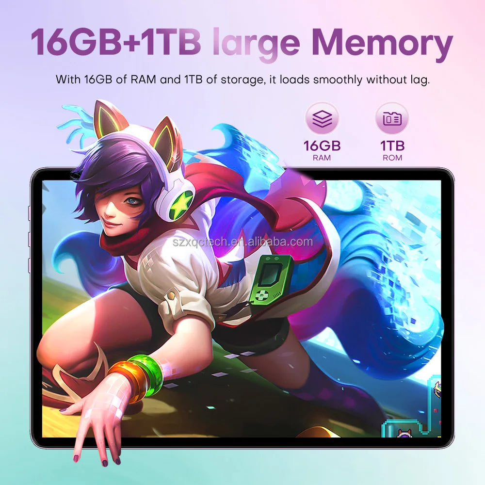 Pad9  Android 15 Tablet PC 4G + 5G 16GB RAM