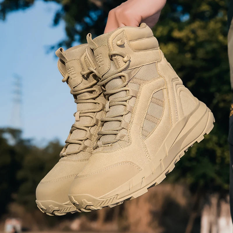 Botas de senderismo de camuflaje