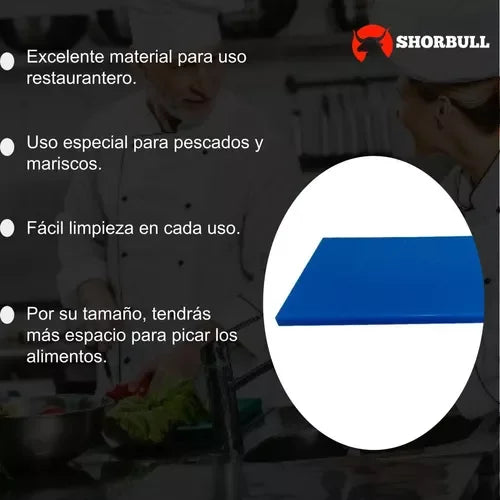 Tabla de Picar Azul Shorbull