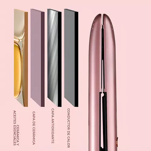 Plancha de Pelo Profesional de Cerámica con Iones