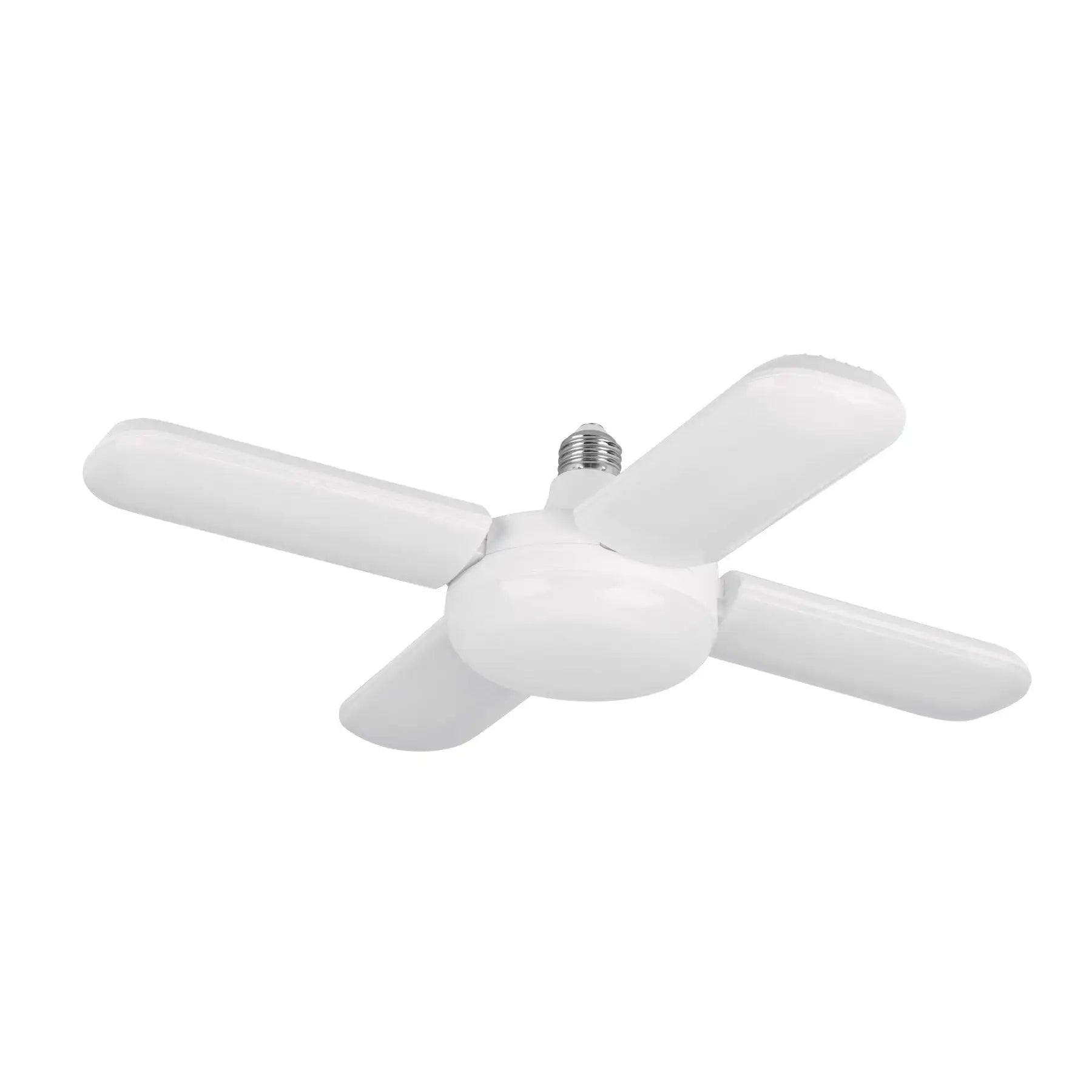 Volteck-Lámpara LED moderna estilo ventilador de 40W, 4 aspas ajustables,