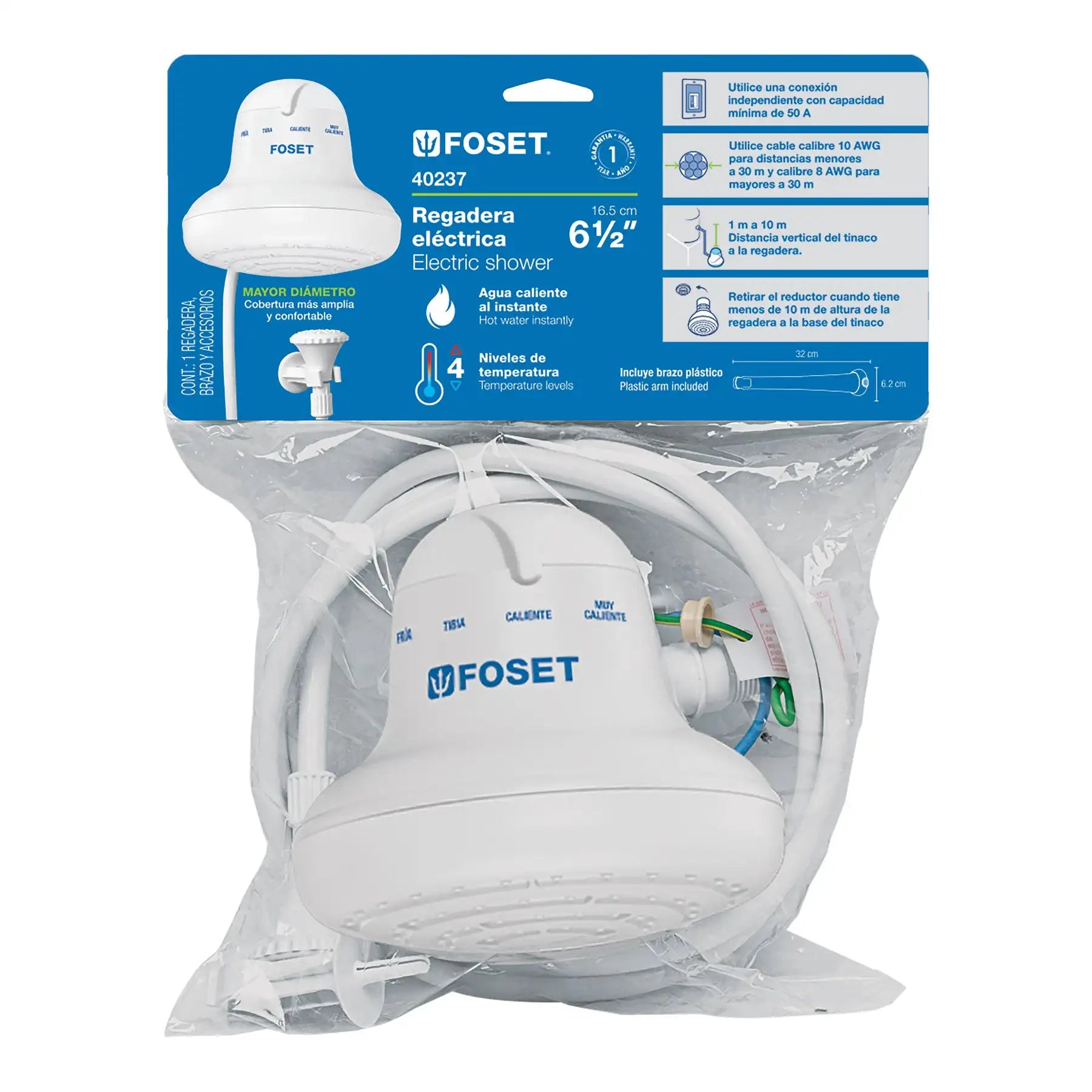 Ducha Eléctrica Instantánea Foset