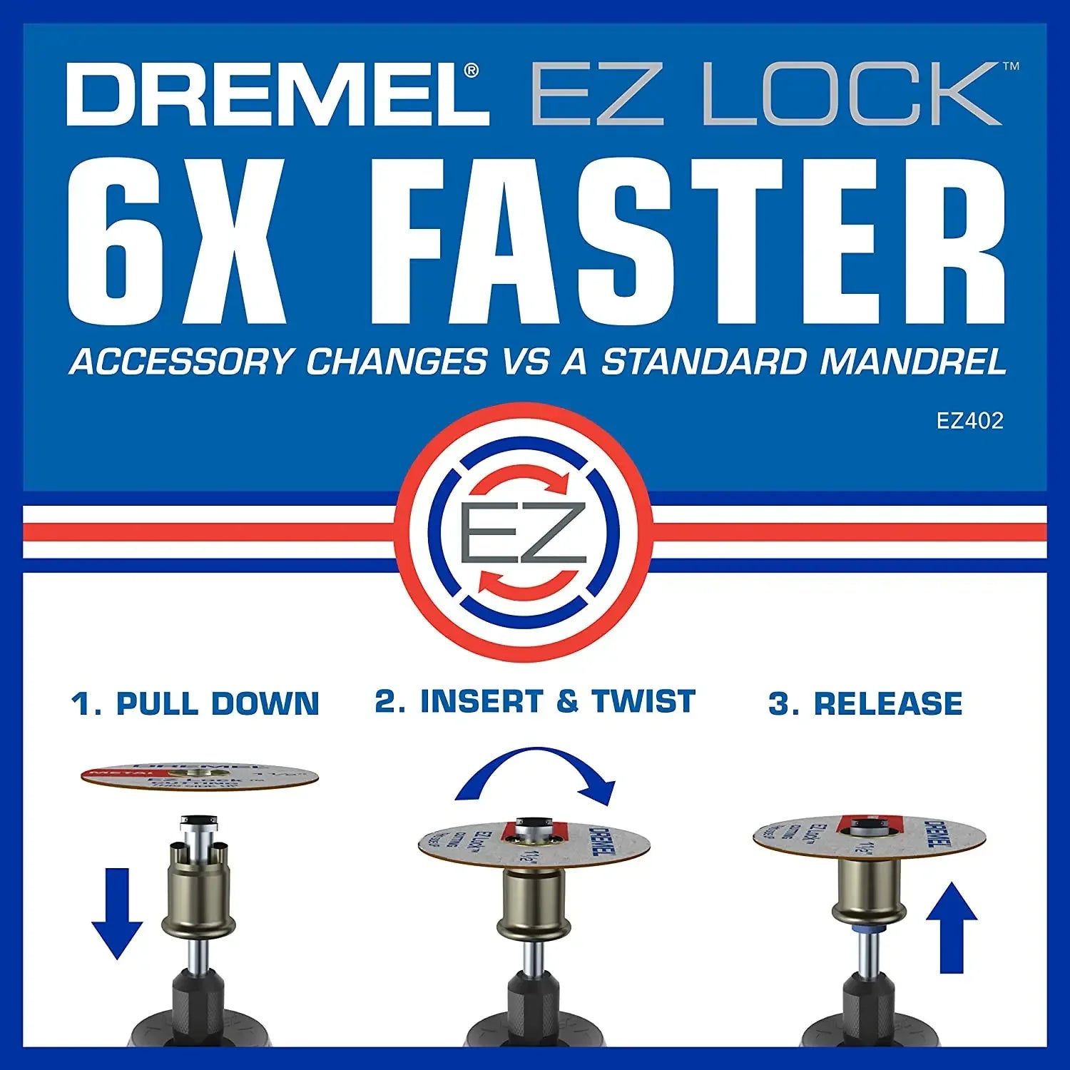 Herramienta rotativa Dremel EZ688-01 EZ Lock
