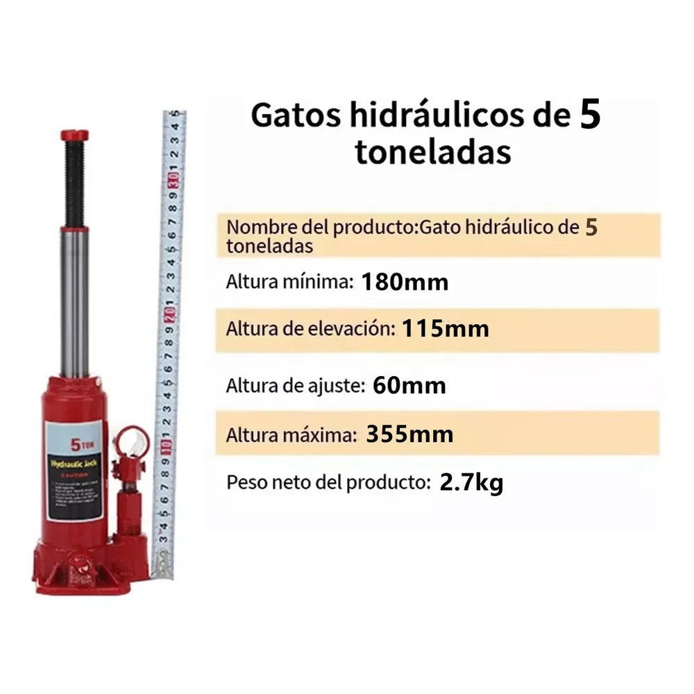 gato  hidráulico 5 toneladas