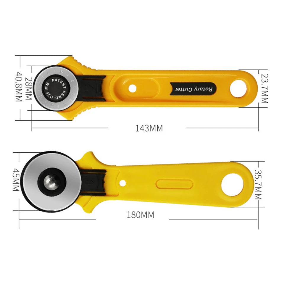 Cortador rotativo de 45mm para artesanía de cuero