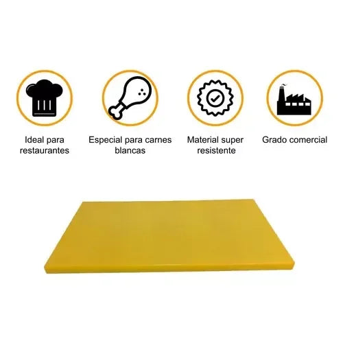 Tabla de cortar Shorbull amarilla