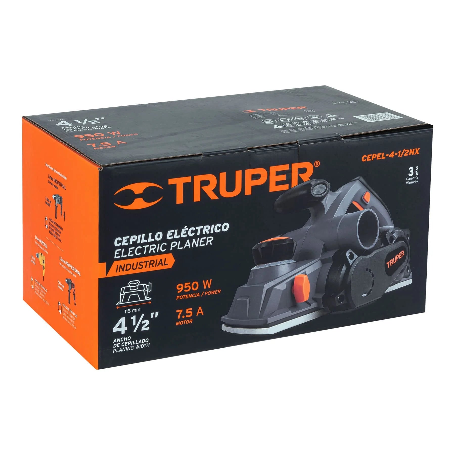 Cepilladora Eléctrica de Banco Truper