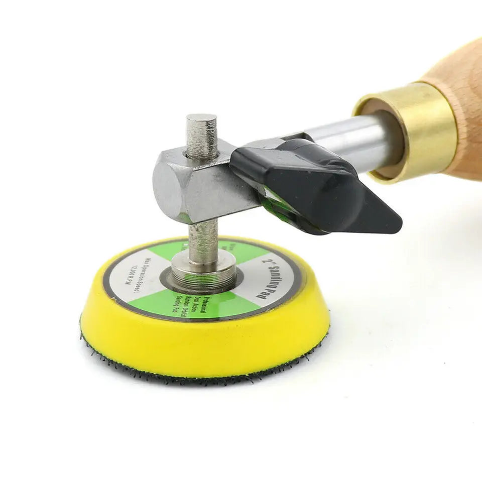 Lijadora de cuenco de madera con disco de lijado