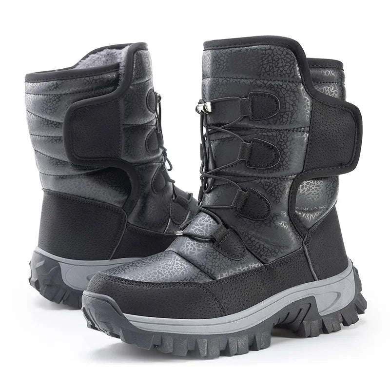 Botas de nieve de caña alta para mujer