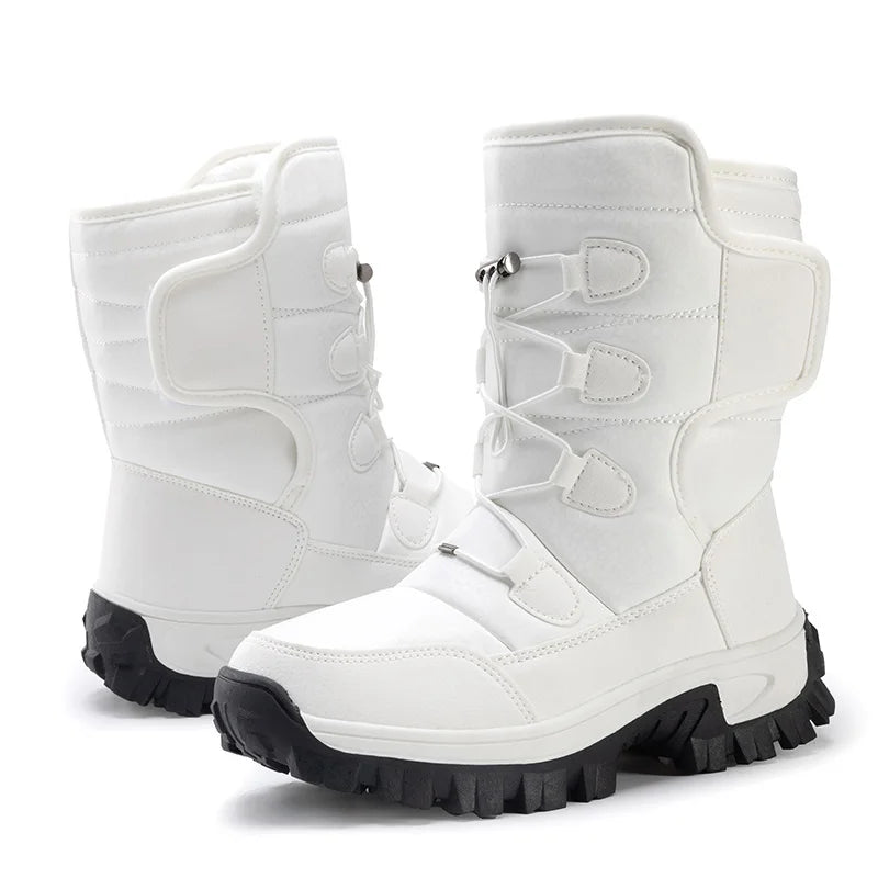 Botas de nieve de caña alta para mujer