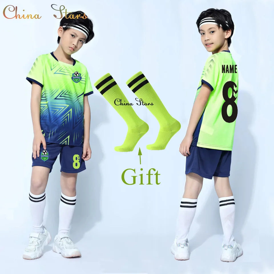 Uniformes de fútbol para niños + calcetines