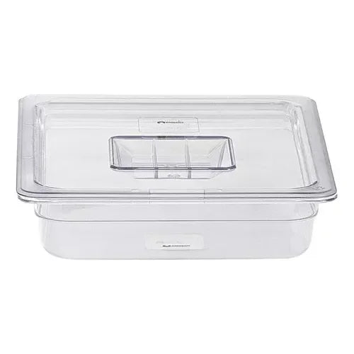 Inserto de Policarbonato de 1/2 pulgada y 10 cm con Tapa Cambro Shorbull