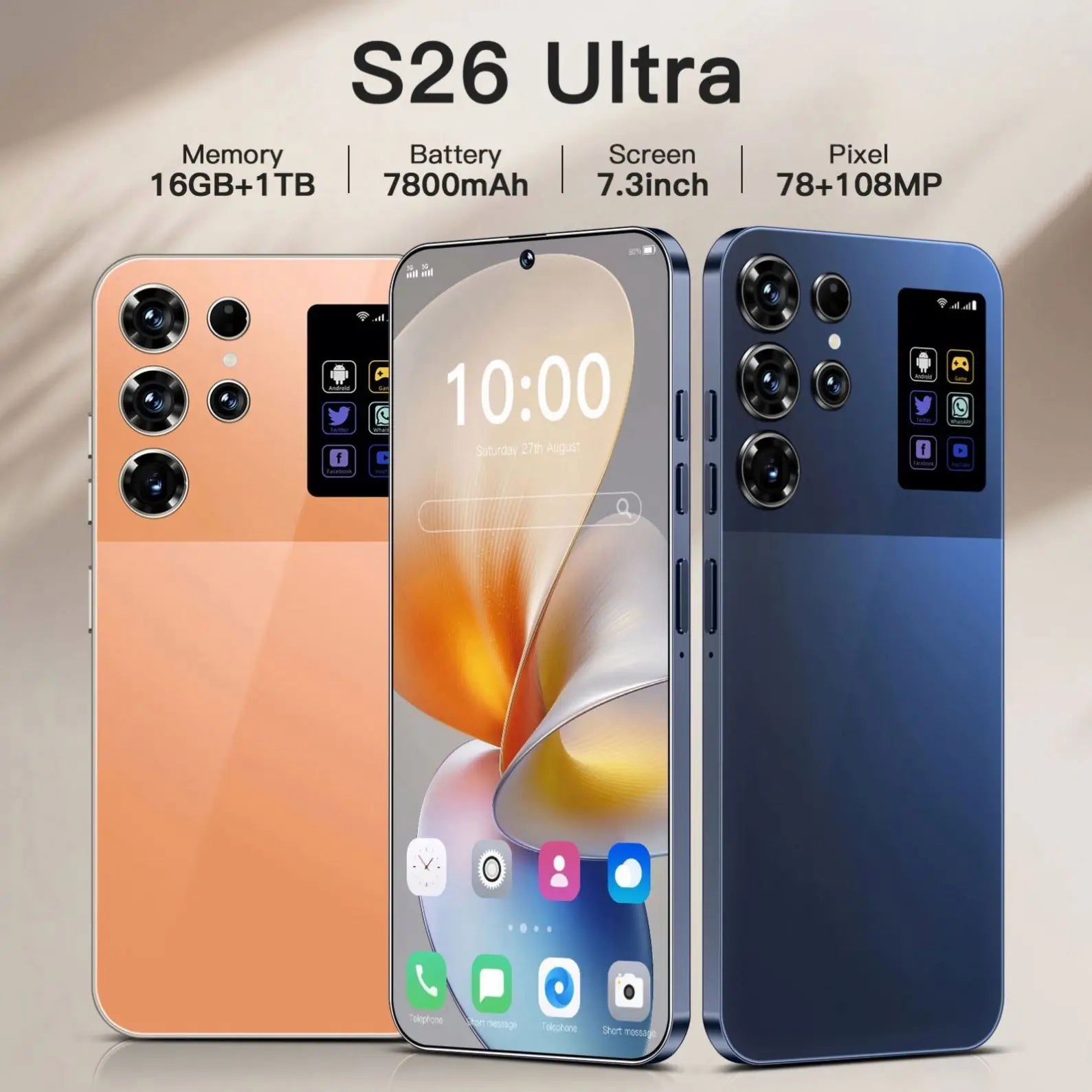 Smartphone S26 Ultra 5G, Android