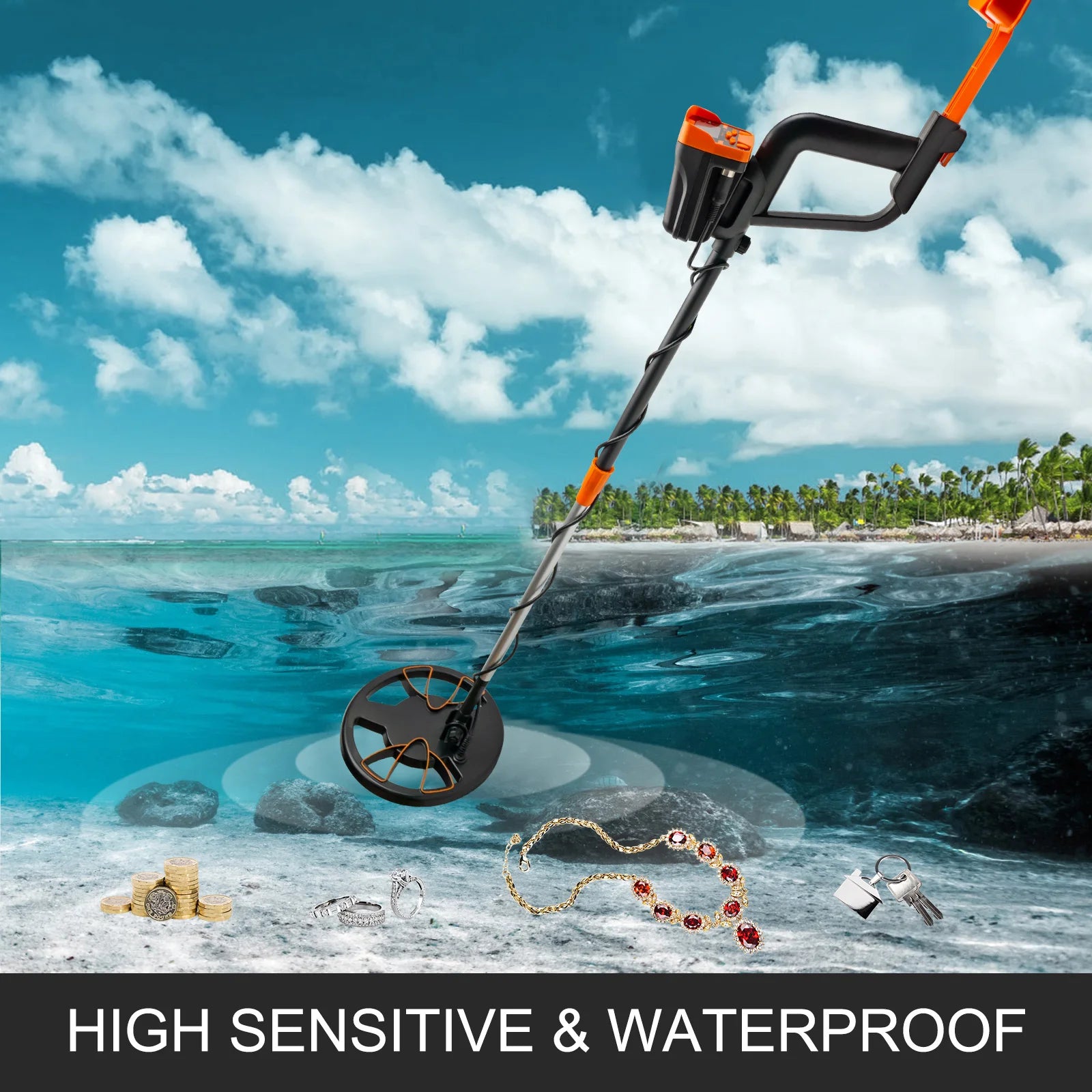Detector de Metales Impermeable