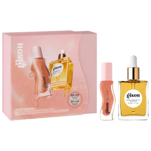GISOU  Gisou | Glossy & Glazed Hair & Lip Oil Gift Set