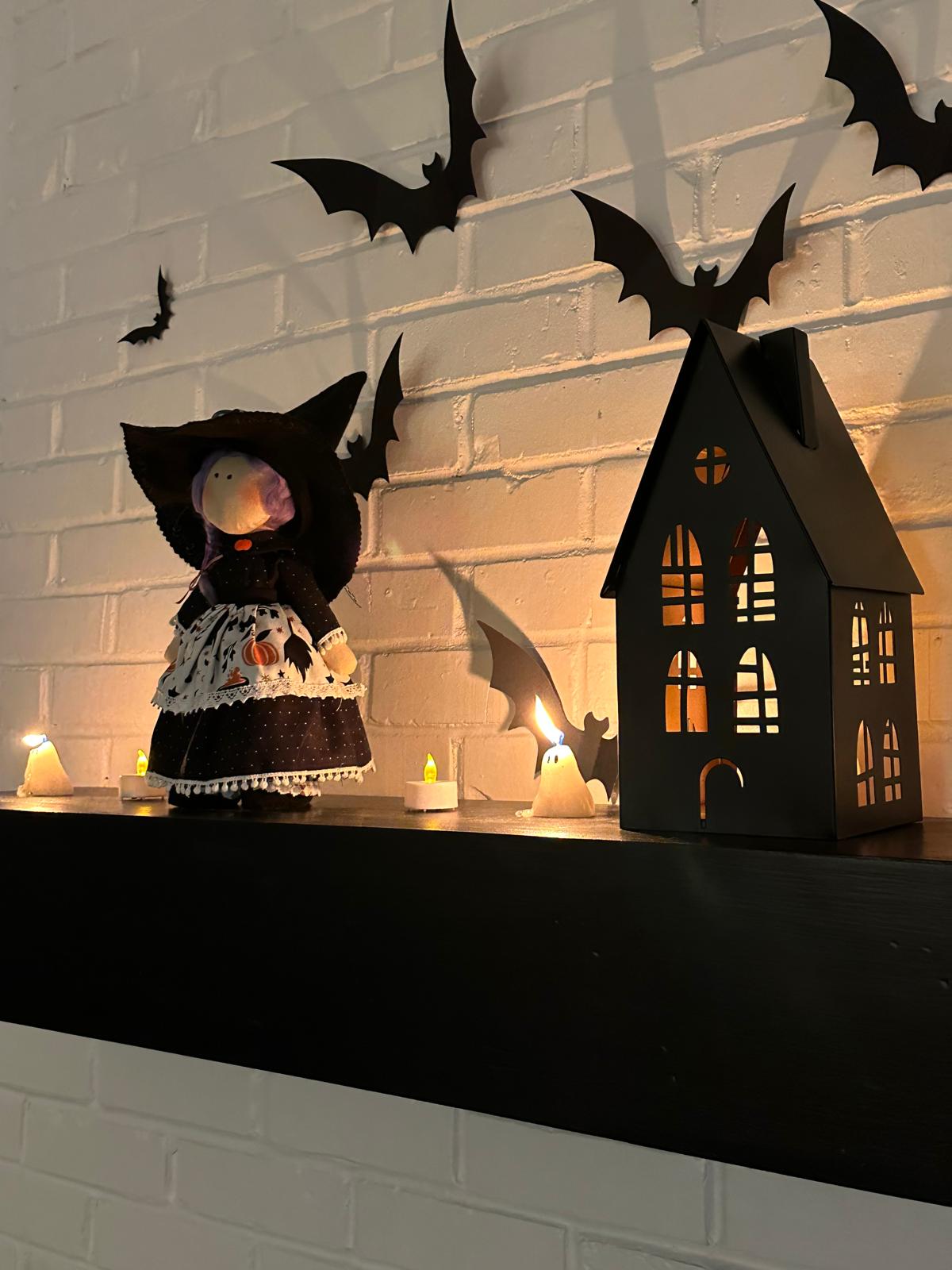 Kit para armar la muñeca de tela Brujita Totumita Todo Incluido