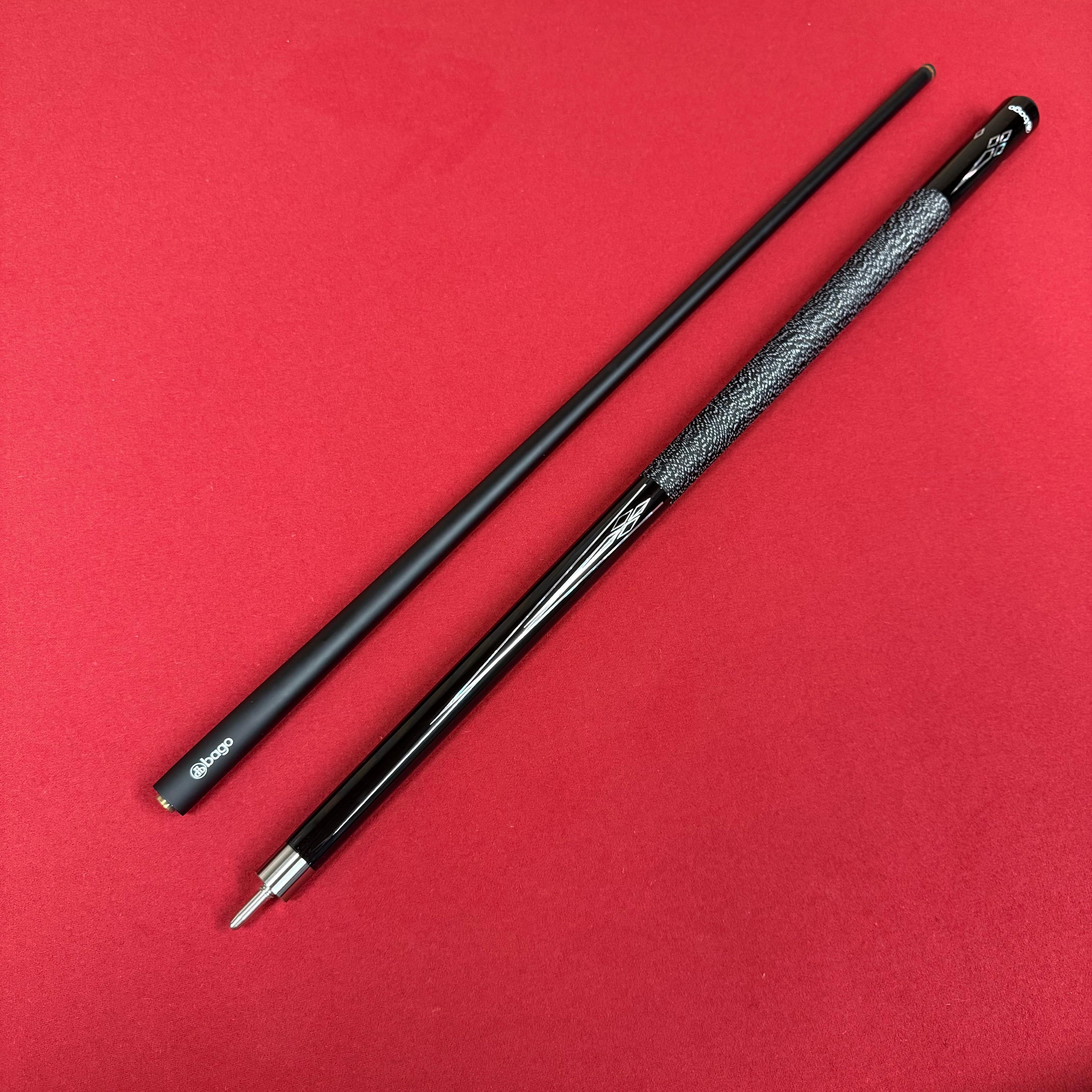 Taco De Billar Desarmable Negro con Plateado+ Guante De Regalo