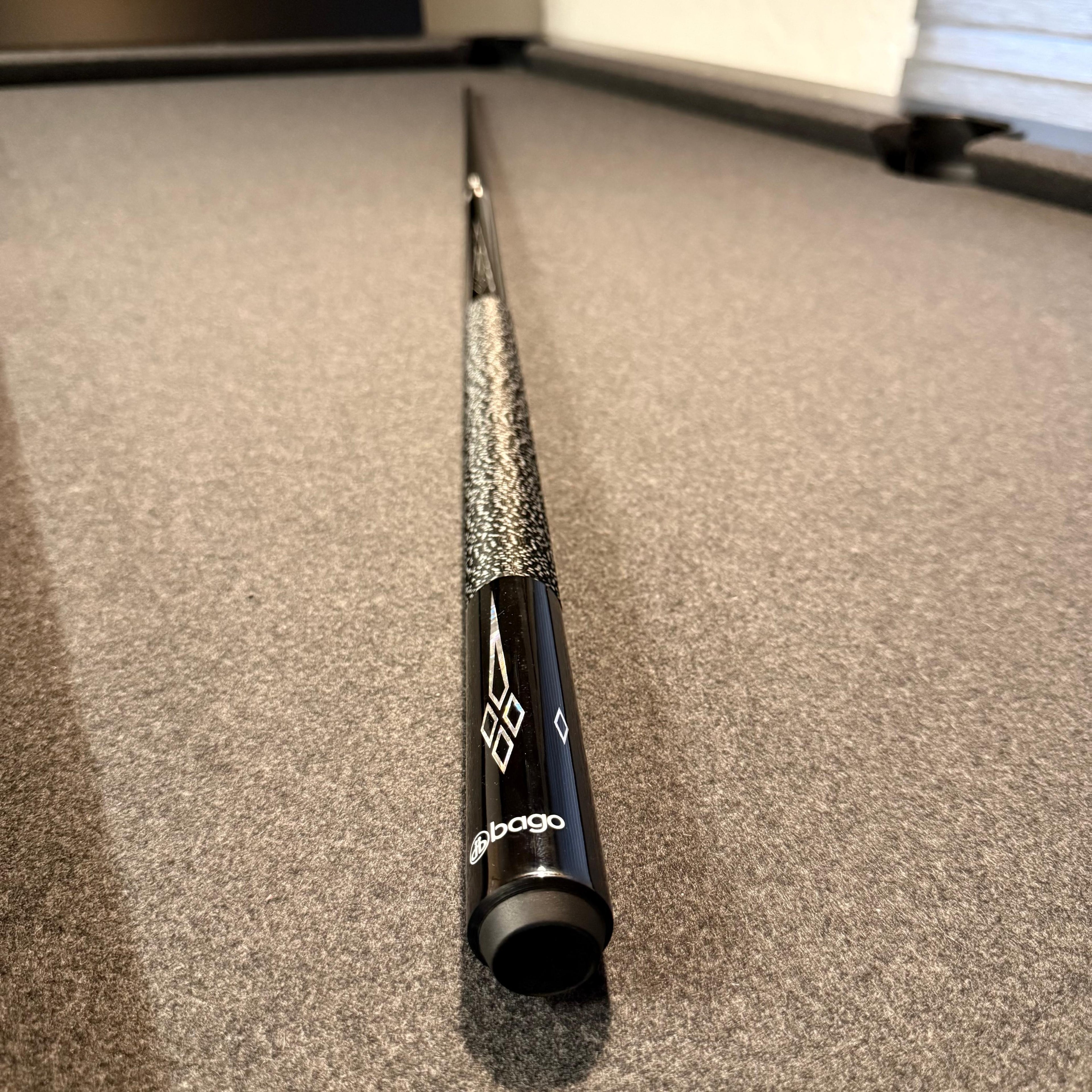 Taco De Billar Desarmable Negro con Plateado+ Guante De Regalo