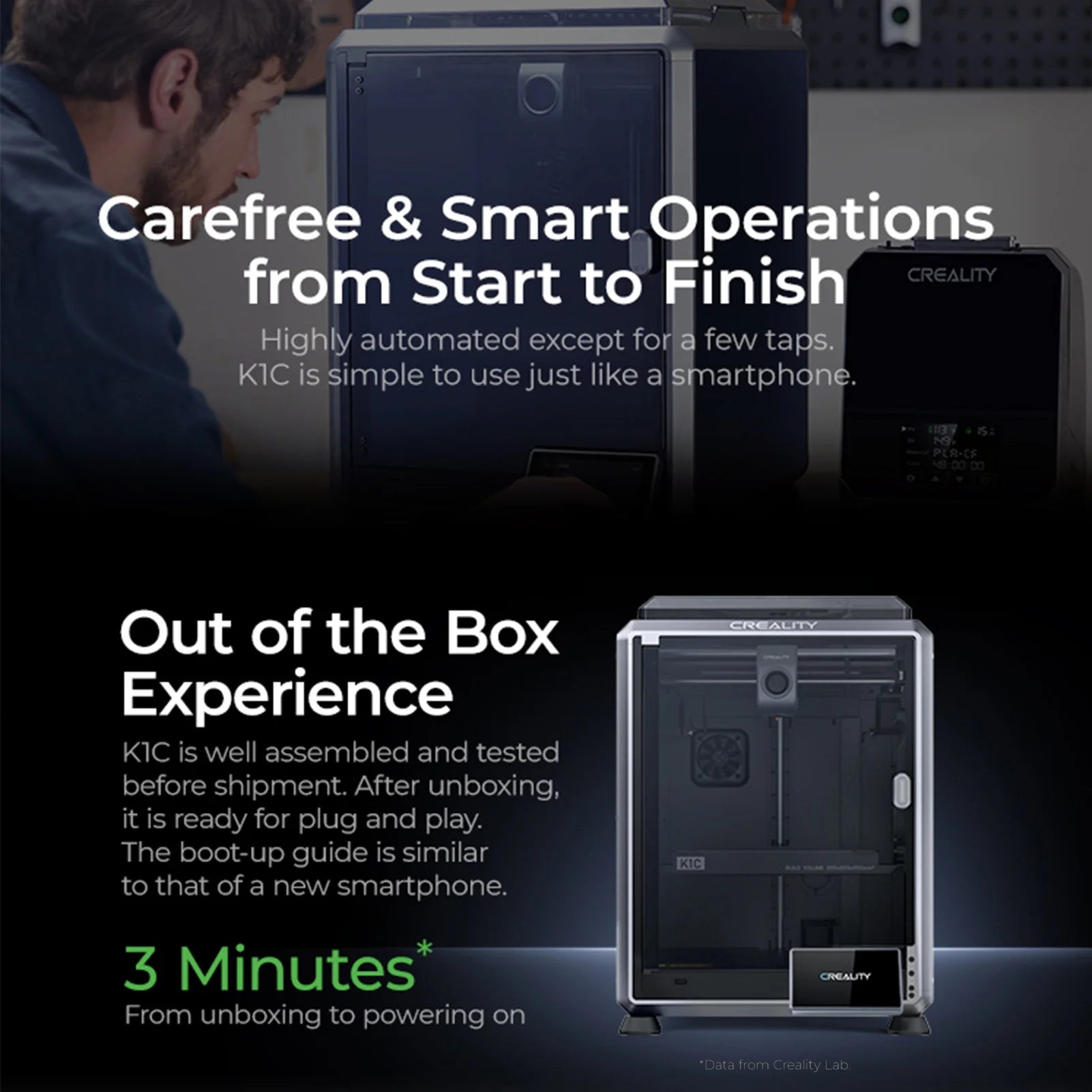 Impresora 3D FDM Creality K1C,