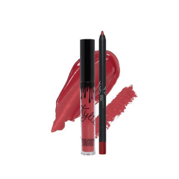 Kylie Jenner Lápiz Labial Líquido Mate De & Perfilador De Labios Jordy