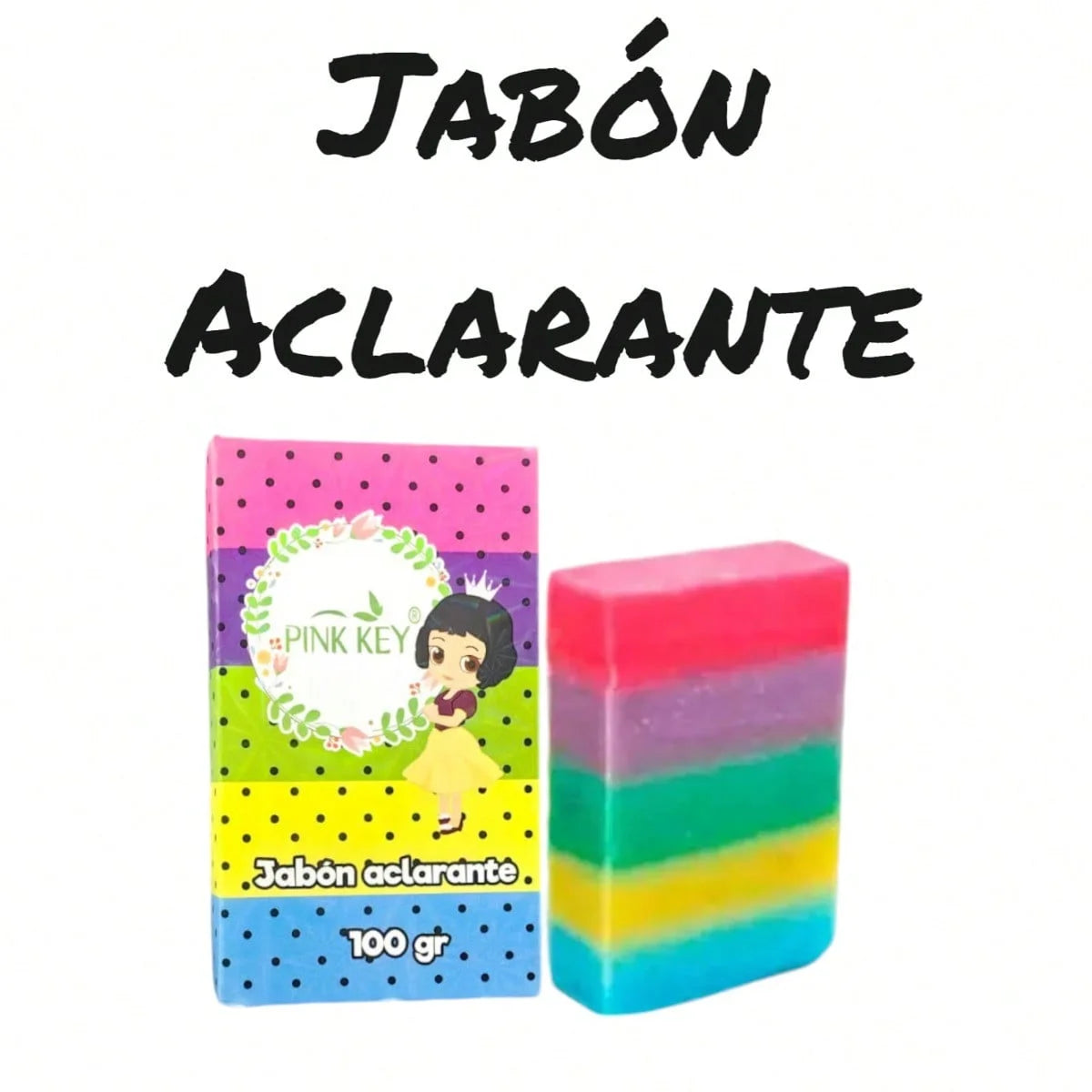 Jabón Arcoiris Aclarante Hidratante
