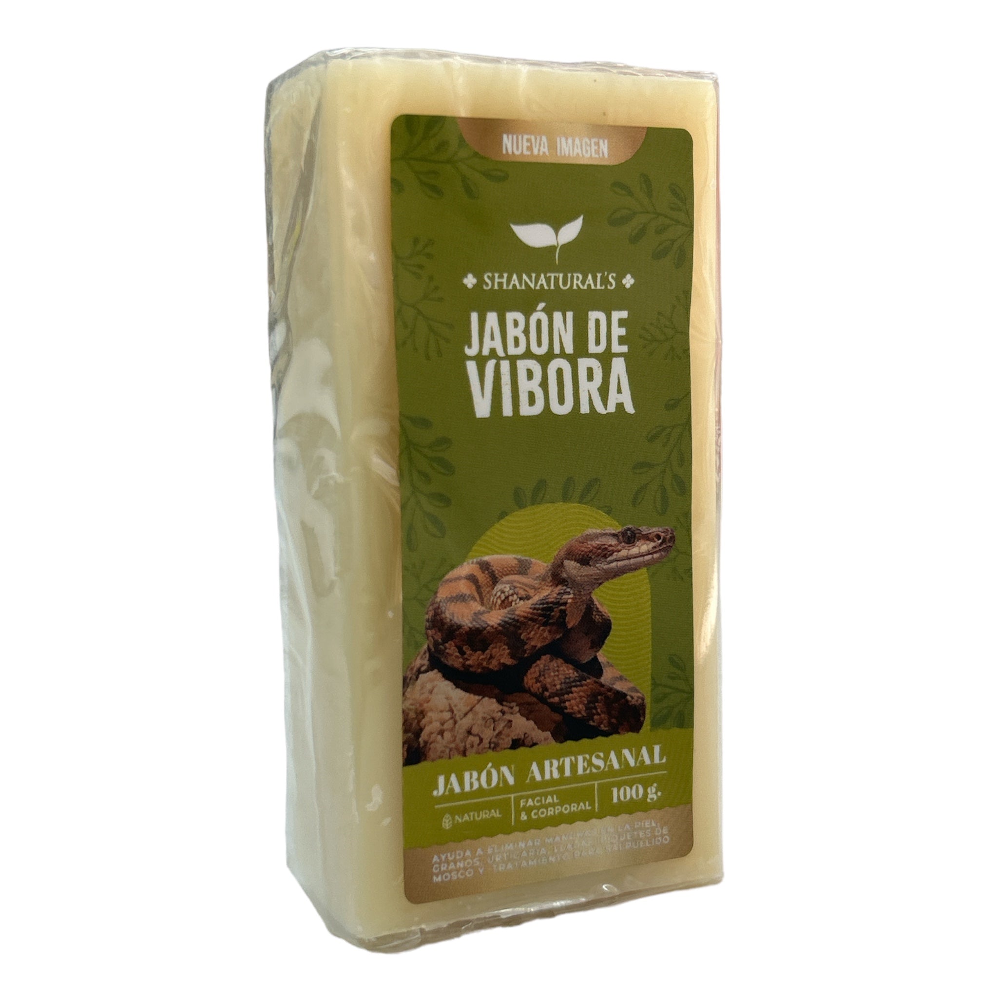 JABÓN ARTESANAL VÍBORA C/100 GR SHANATURAL'S