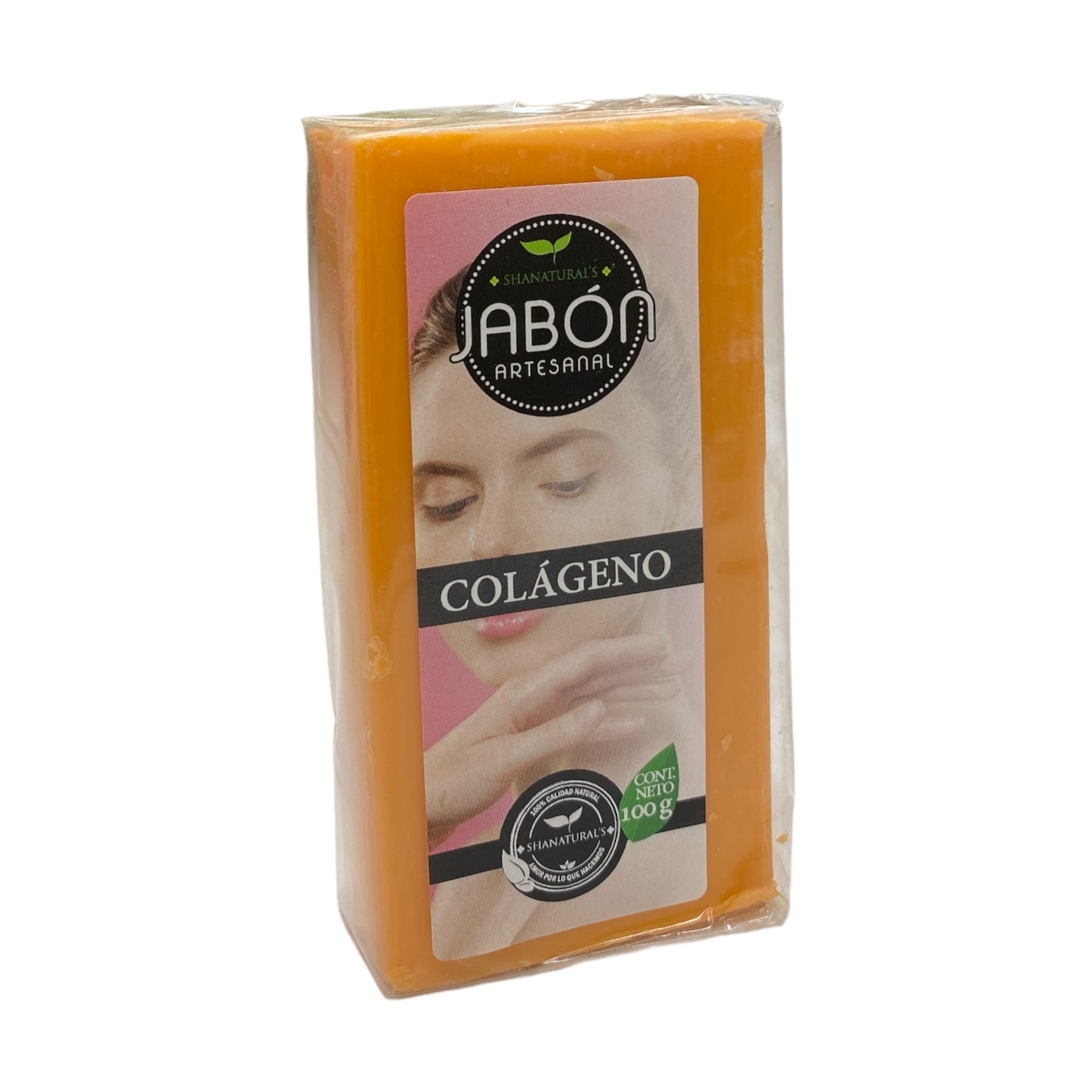 JABON ARTESANAL COLAGENO C/ 100 GR SHANATURALS