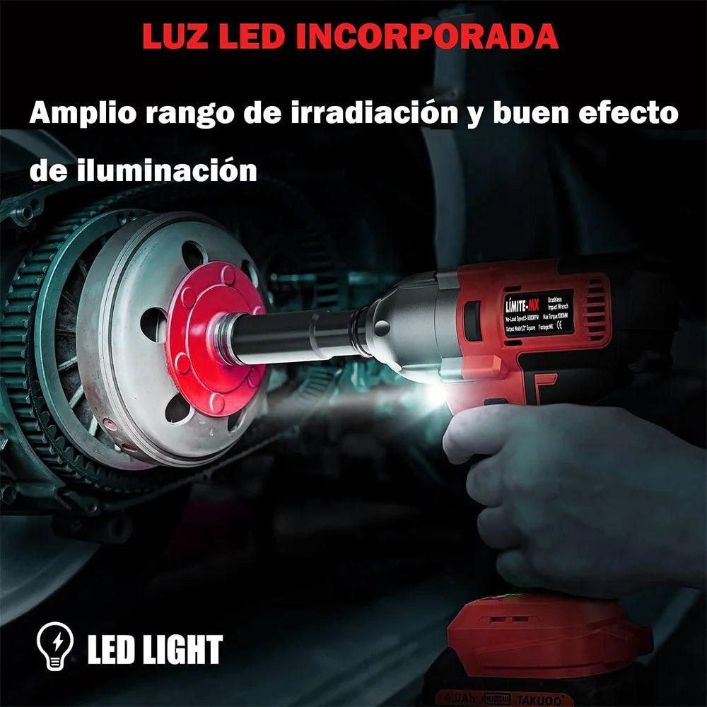 Juego de Llaves de Impacto Inalámbrico
