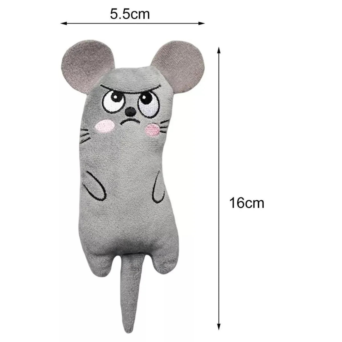 Juguete de peluche con hierba gatera Juguete para gatos que limpia los dientes