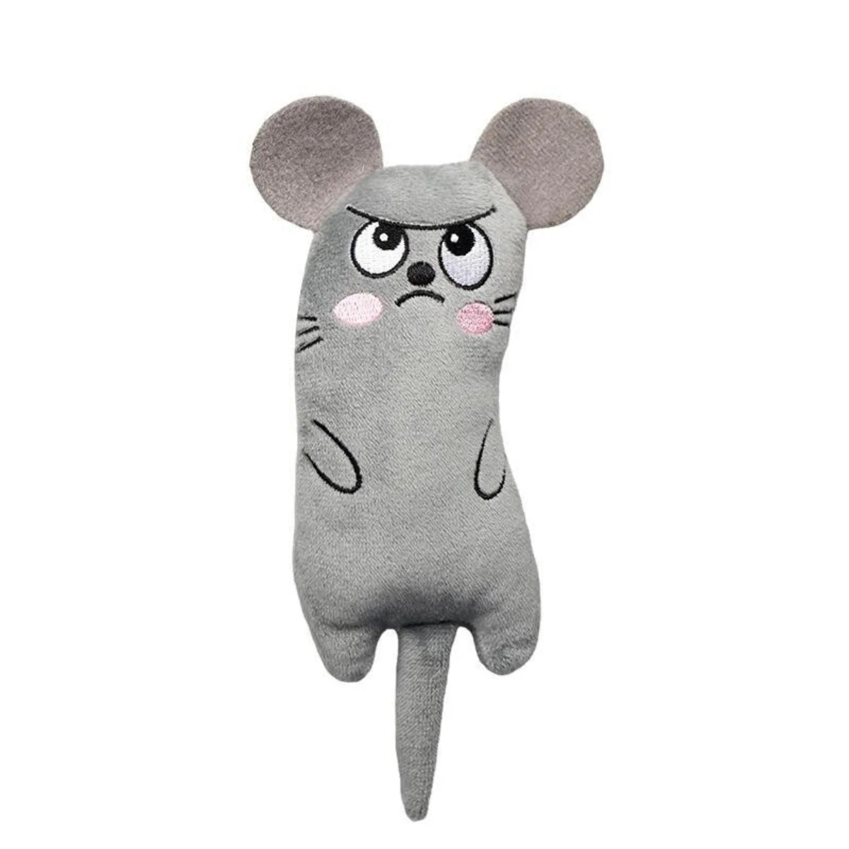 Juguete de peluche con hierba gatera Juguete para gatos que limpia los dientes