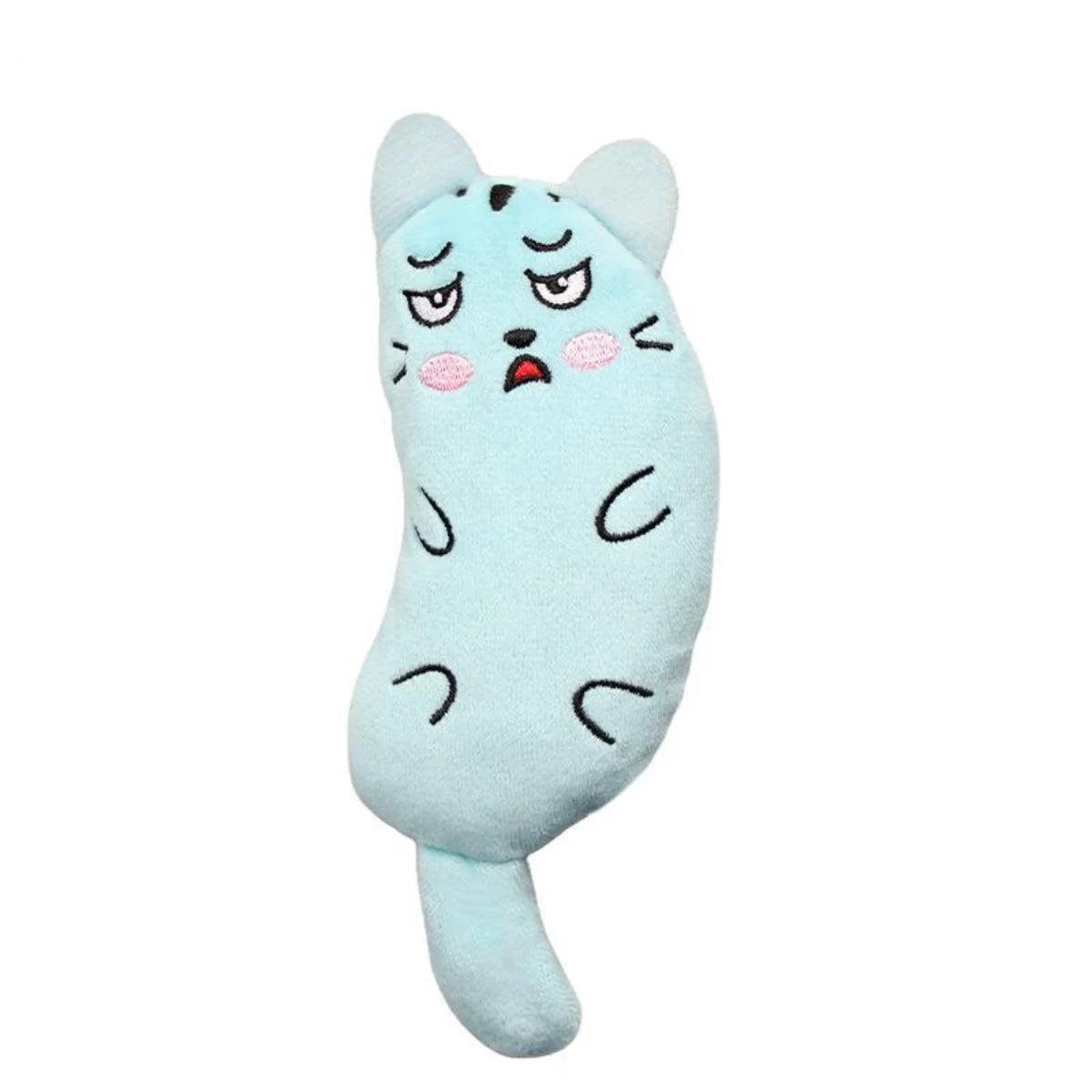 Juguete de peluche con hierba gatera Juguete para gatos que limpia los dientes