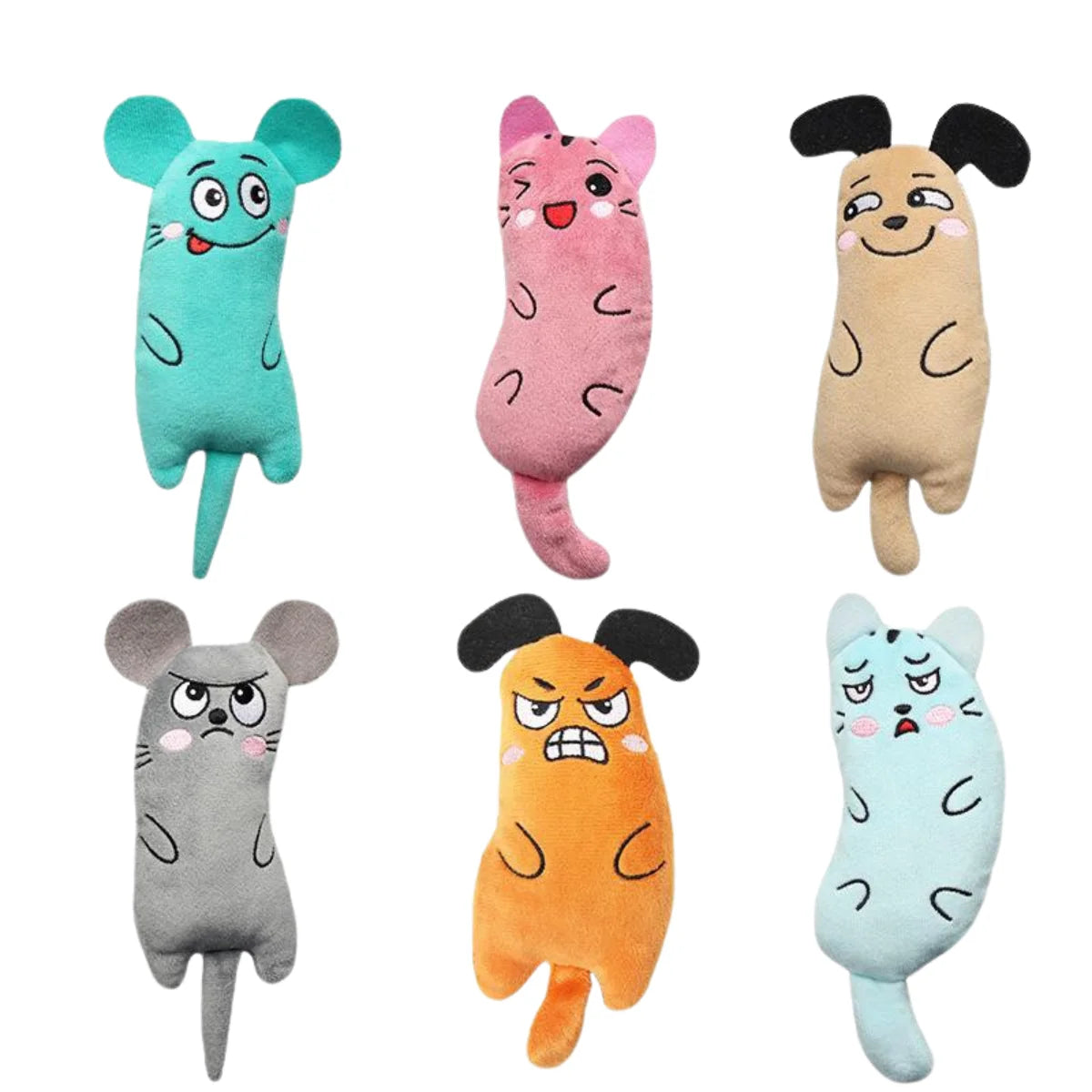 Juguete de peluche con hierba gatera Juguete para gatos que limpia los dientes