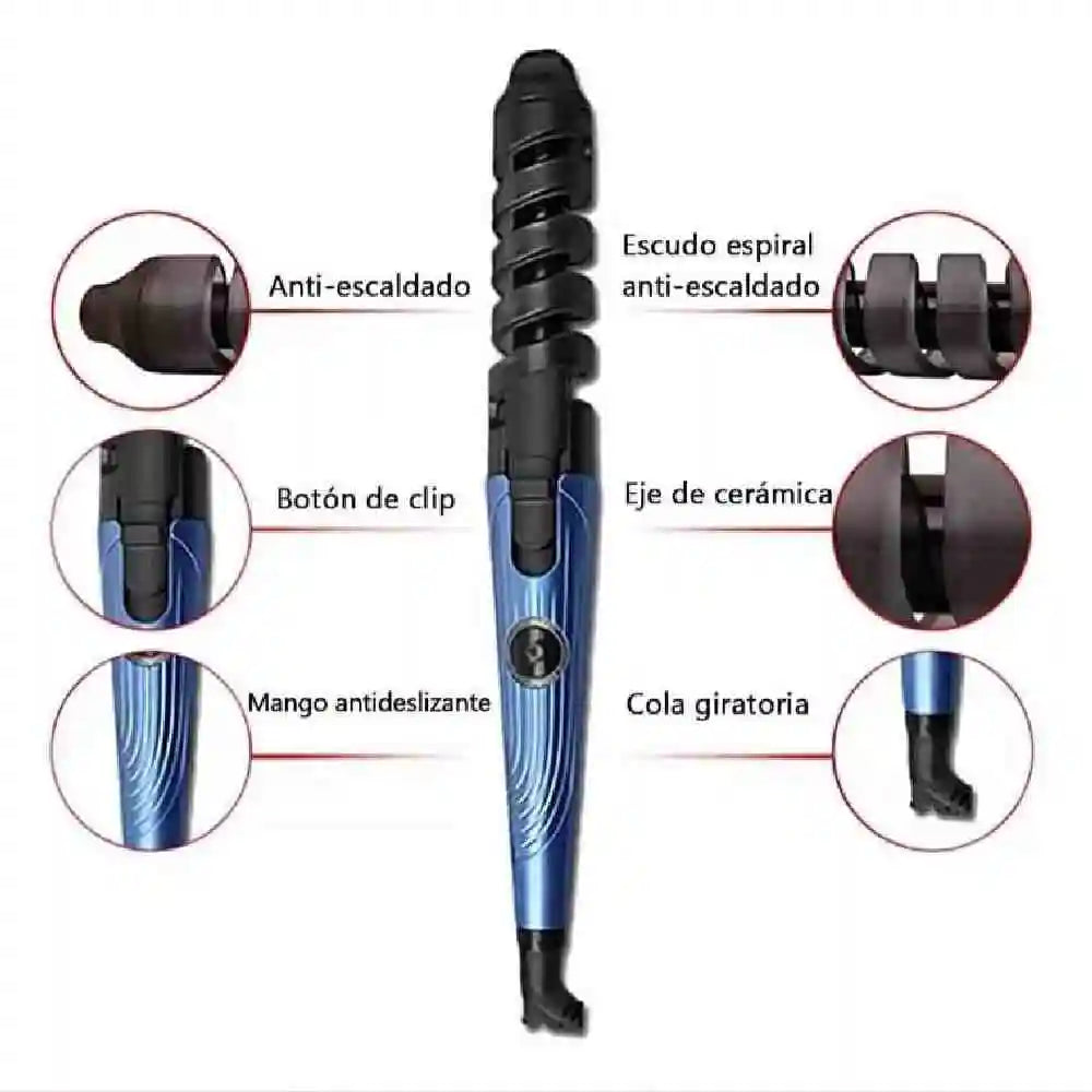 Kit De Plancha Alaciadora, Rizadora Cabello Pelo Set de plancha de pelo