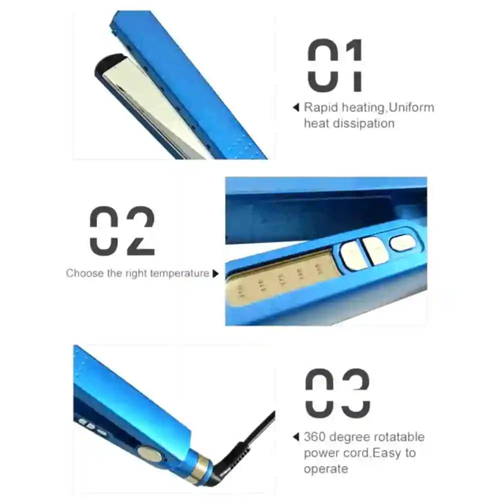 Kit De Plancha Alaciadora, Rizadora Cabello Pelo Set de plancha de pelo