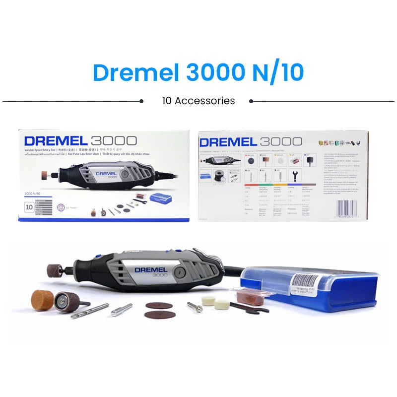 Kit de herramientas rotativas eléctricas Dremel 3000