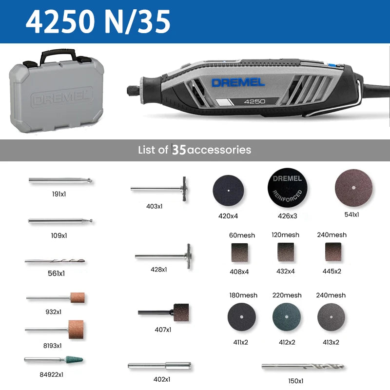 Kit de herramientas rotativas eléctricas Dremel 3000