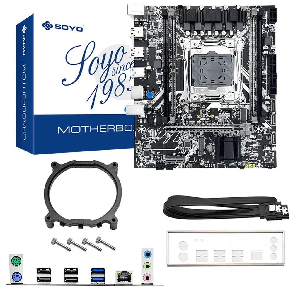 Kit de placa base para juegos SOYO X99 con LGA 2011-3 Intel Xeon