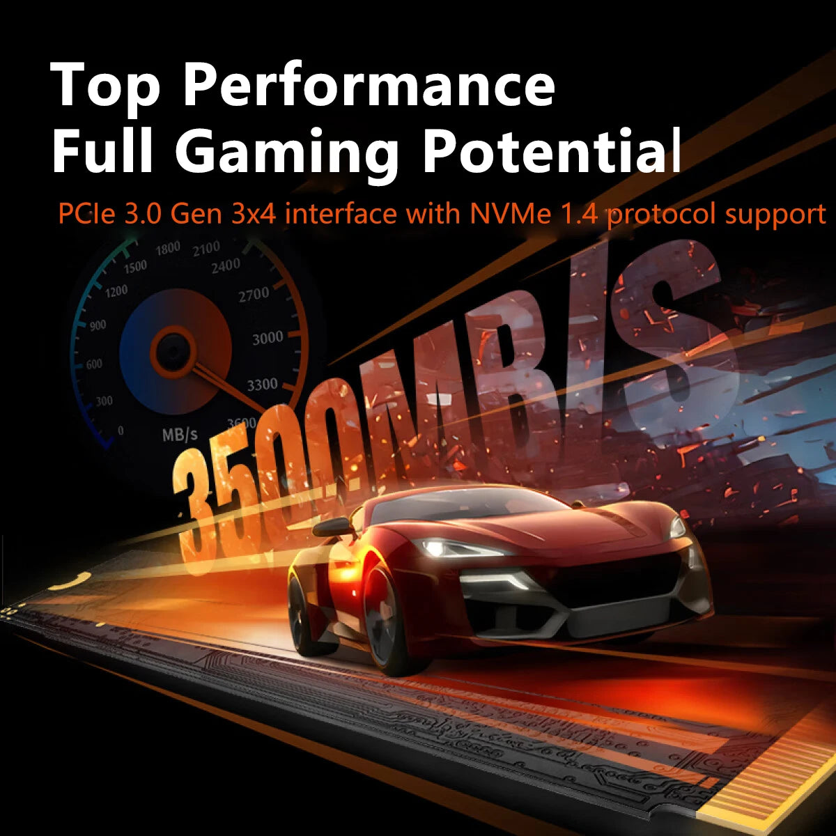 2TB 1TB 512GB 256GB SSD M2 2280 PCIe 3,0 disco de estado sólido interno