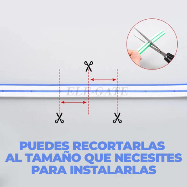 Tiras De Luces Led Para Automóvil Con Control Remoto, Para Iluminación Exterior